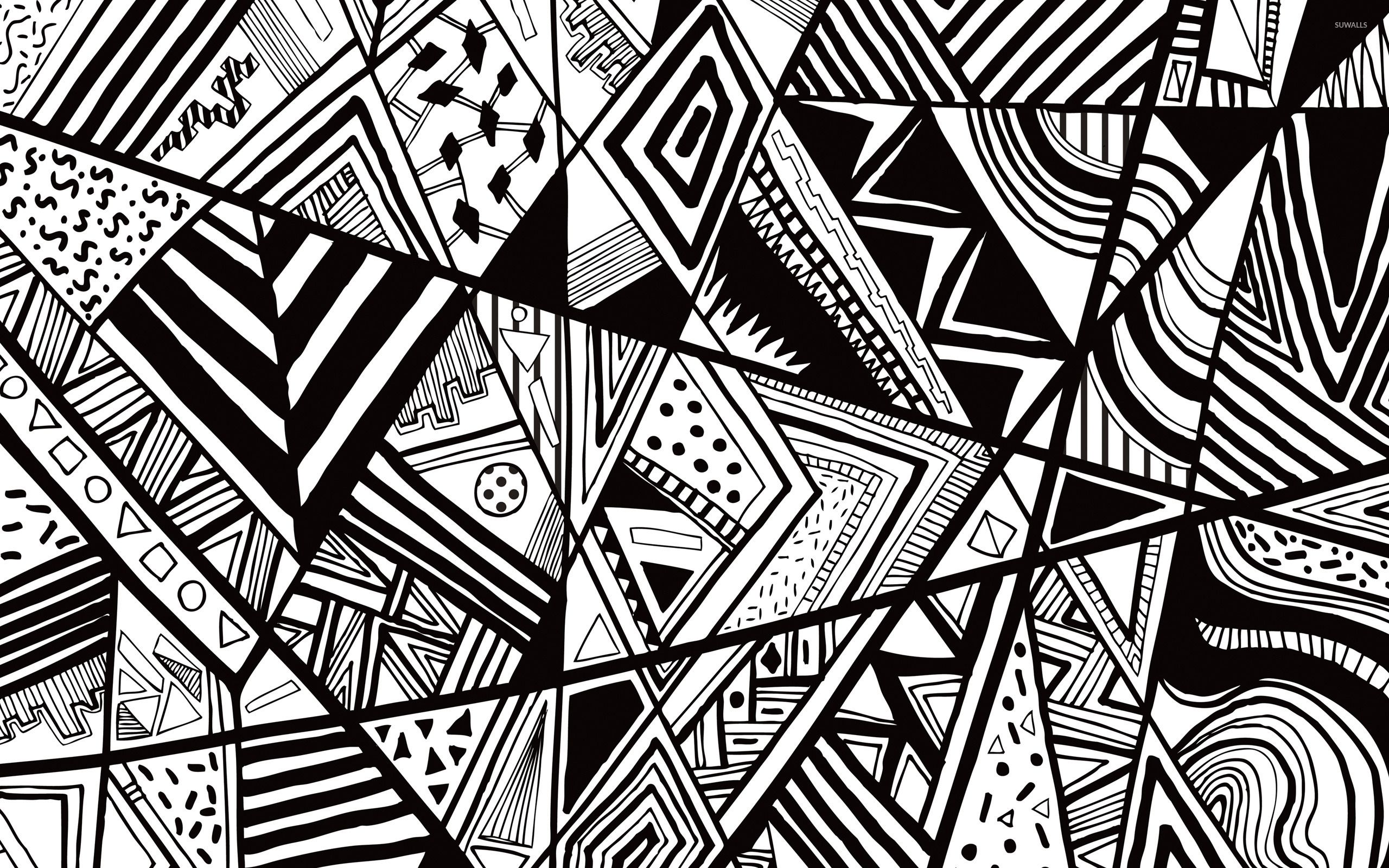 Detail Vector Design Black And White Nomer 54