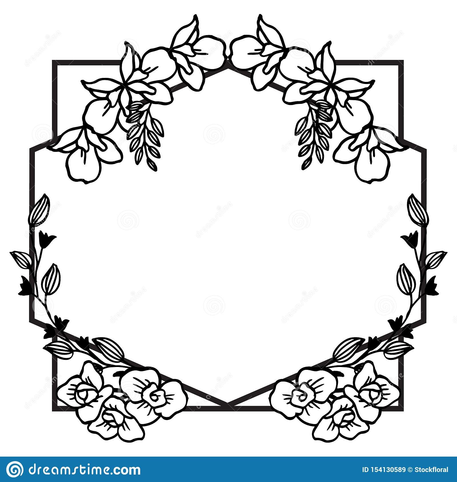 Detail Vector Design Black And White Nomer 7