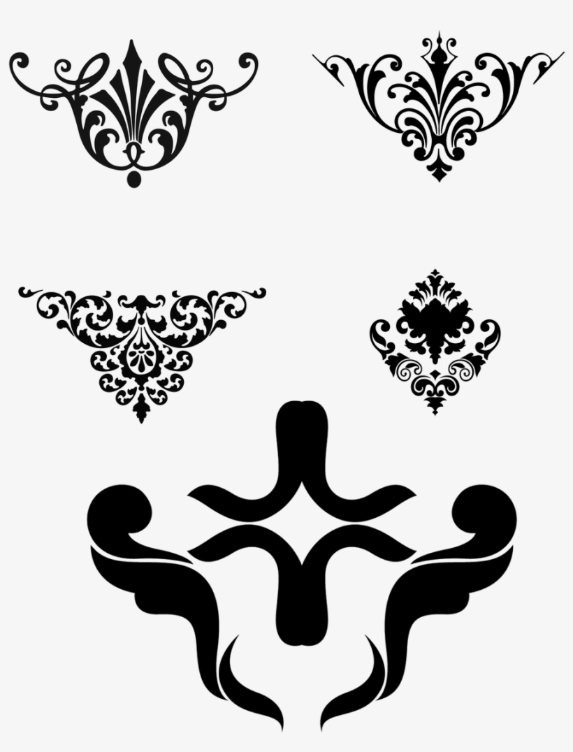 Detail Vector Frame Batik Nomer 40