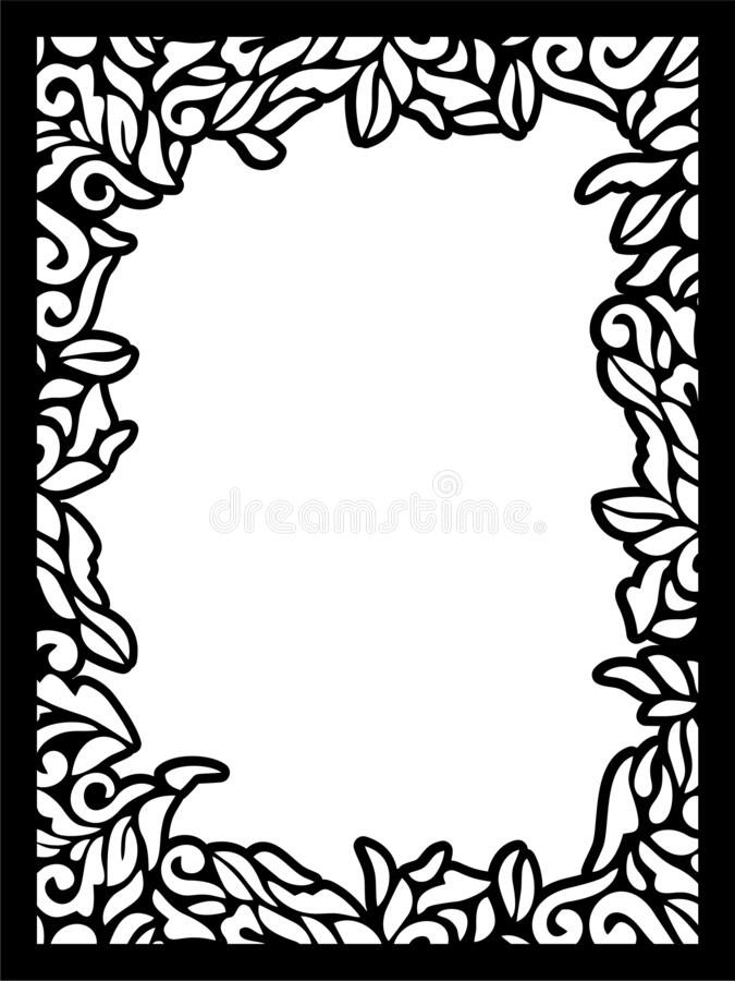 Detail Vector Frame Batik Nomer 9