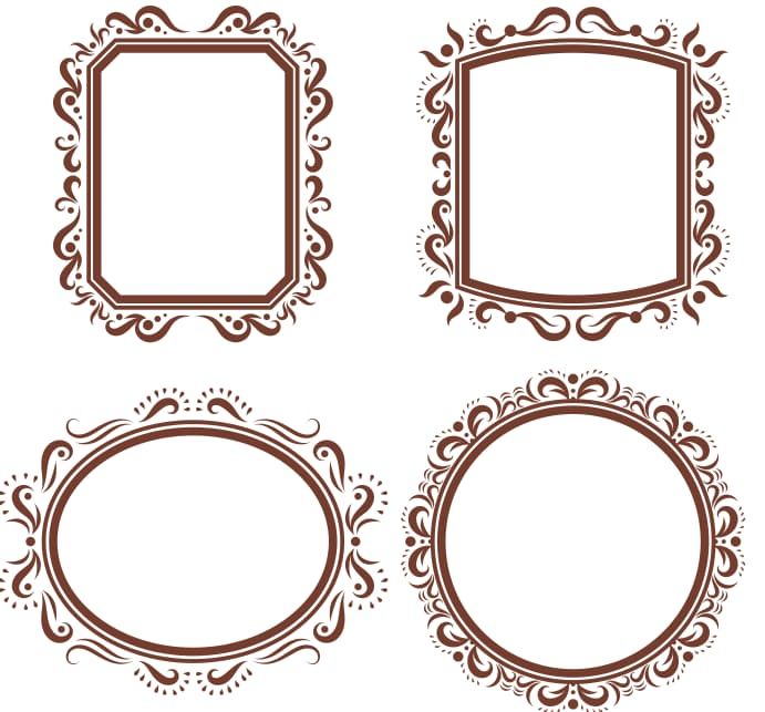 Detail Vector Frame Cdr Nomer 11