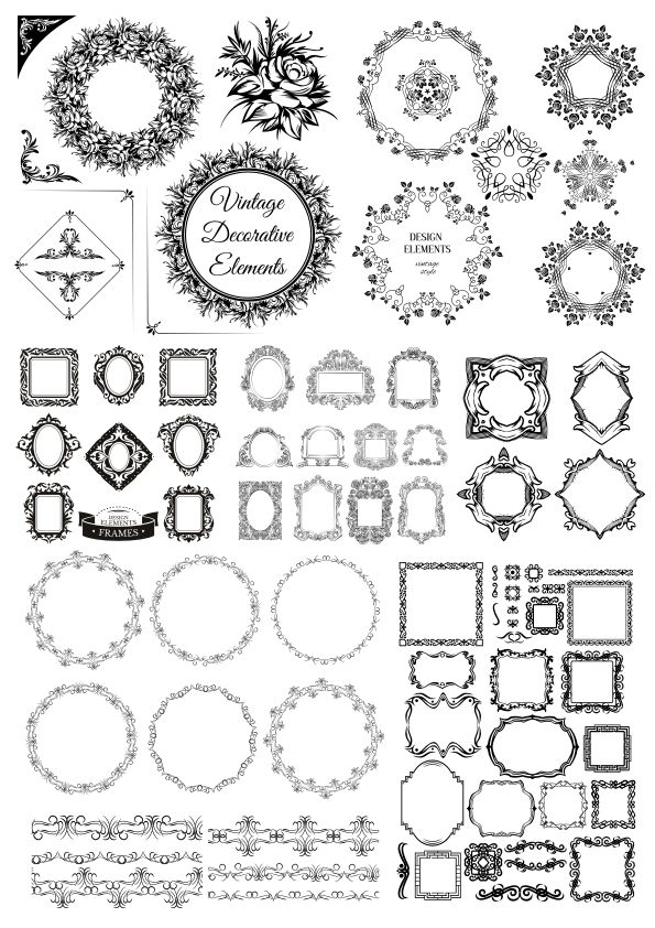 Detail Vector Frame Cdr Nomer 16