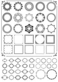 Detail Vector Frame Cdr Nomer 17