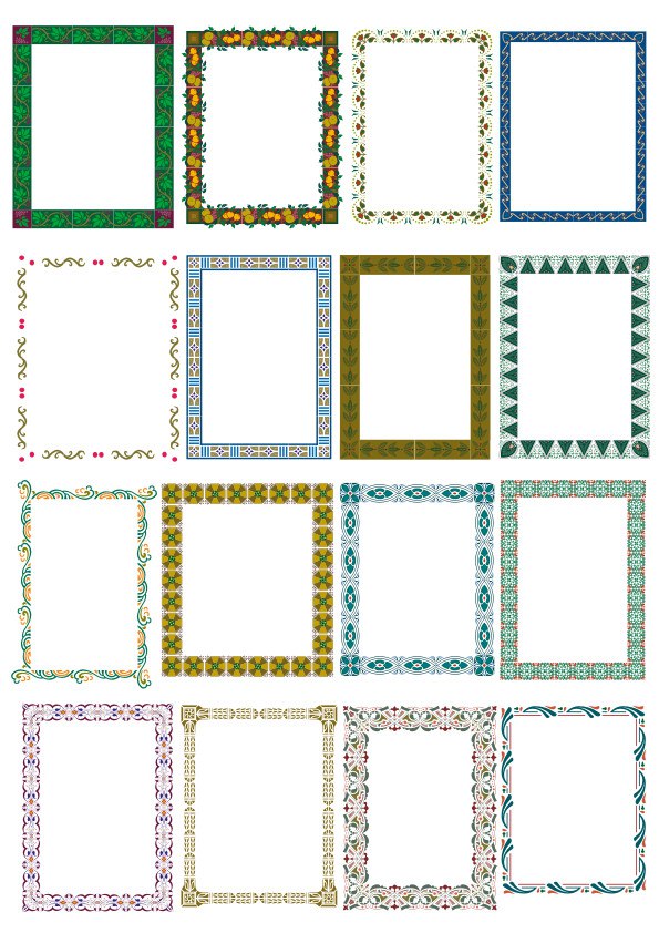 Detail Vector Frame Cdr Nomer 19