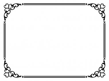 Detail Vector Frame Cdr Nomer 8