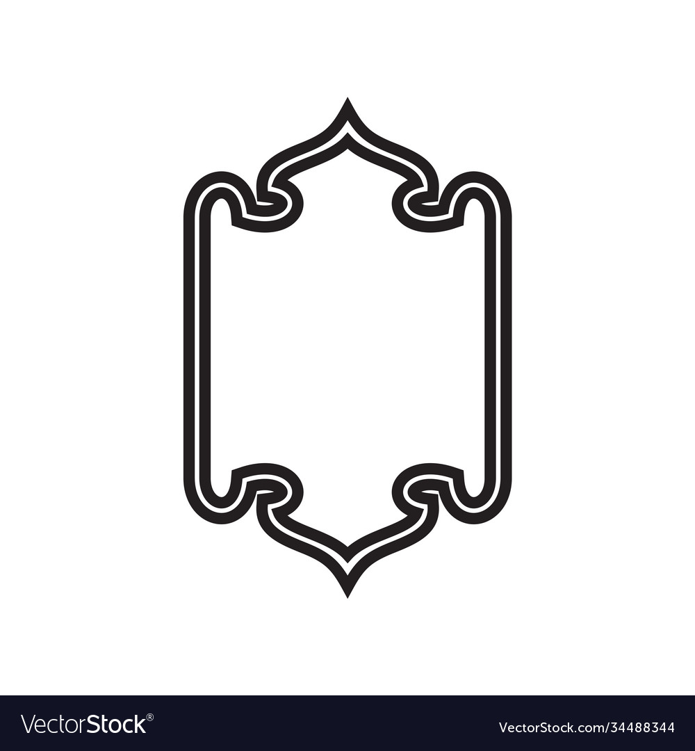 Detail Vector Frame Islami Nomer 21