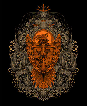 Detail Vector Garuda Nomer 36