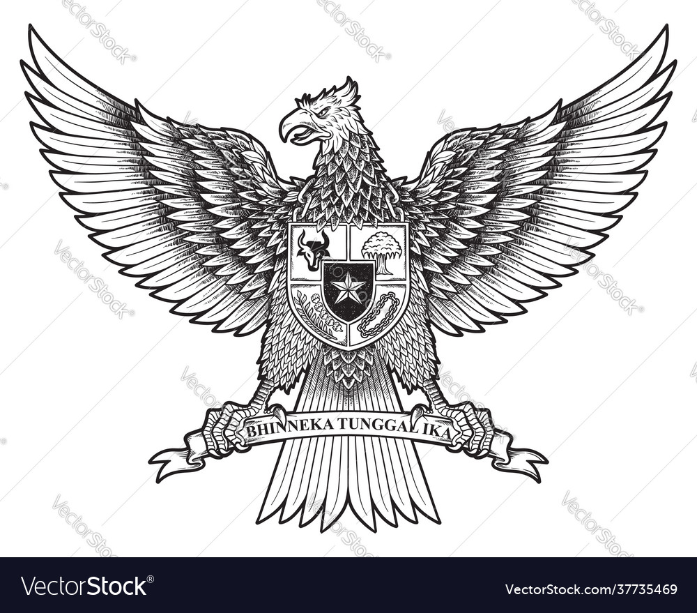 Detail Vector Garuda Nomer 9