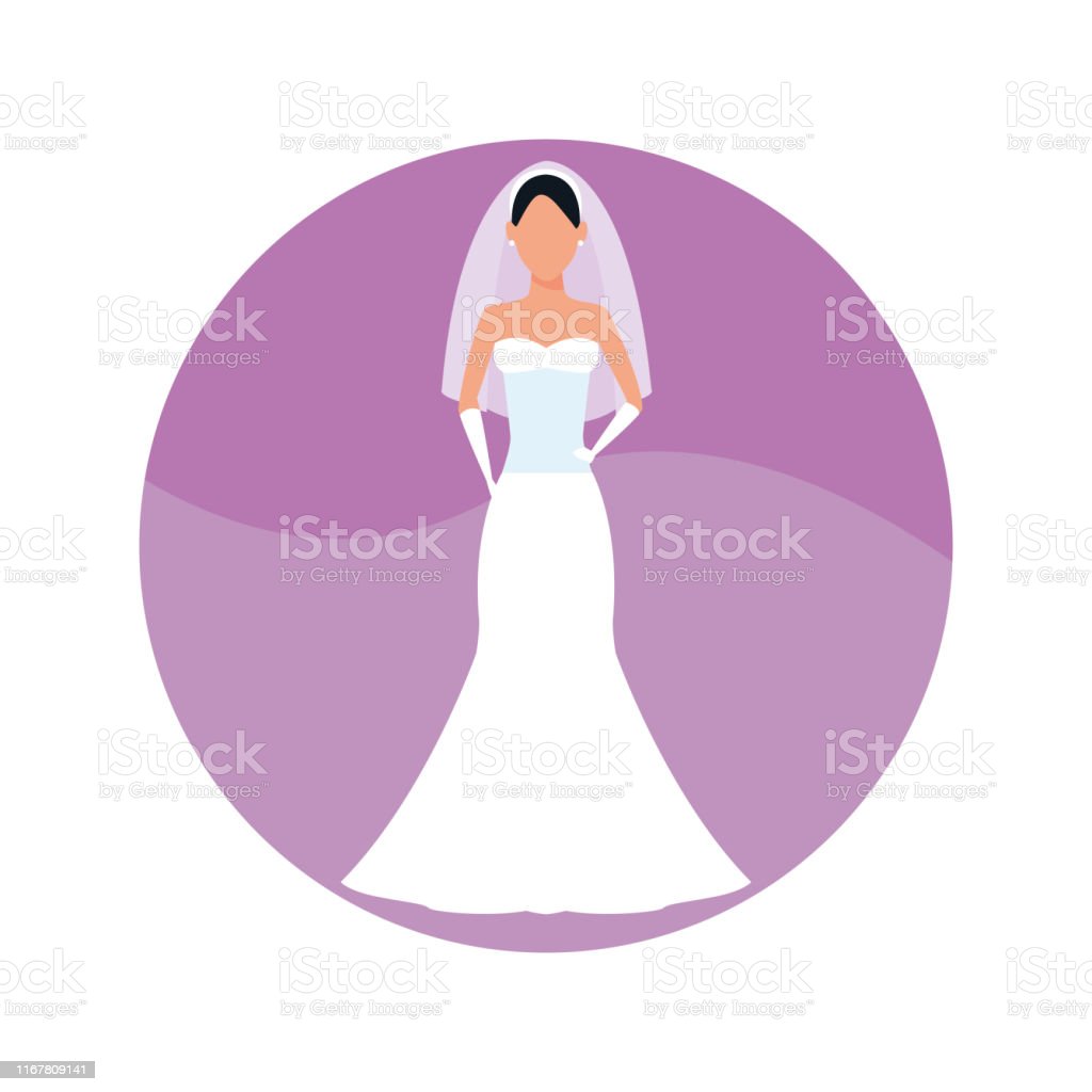 Detail Vector Gaun Pengantin Nomer 12