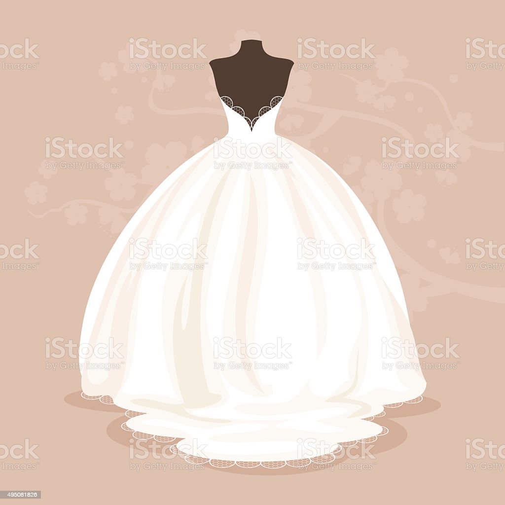 Detail Vector Gaun Pengantin Nomer 21