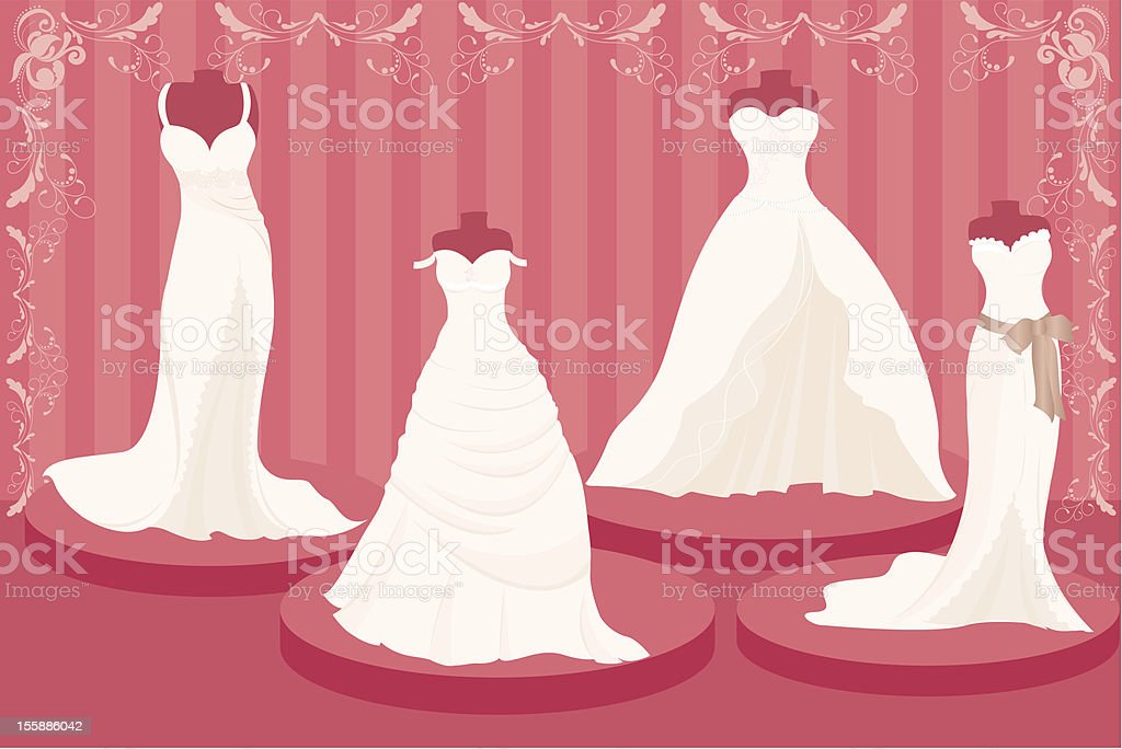 Detail Vector Gaun Pengantin Nomer 50