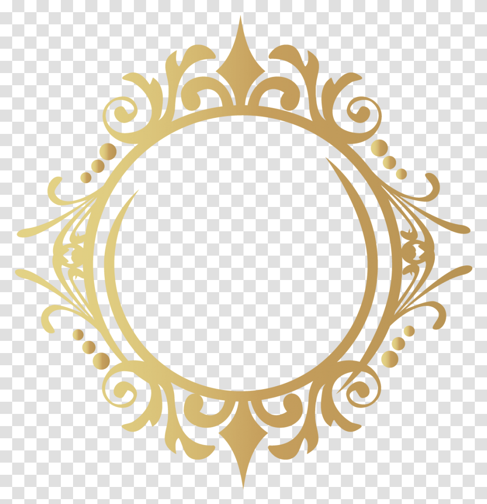 Detail Vector Gold Frame Png Nomer 5