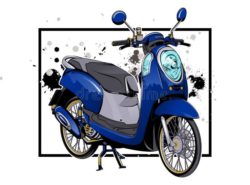 Detail Vector Honda Beat Nomer 15