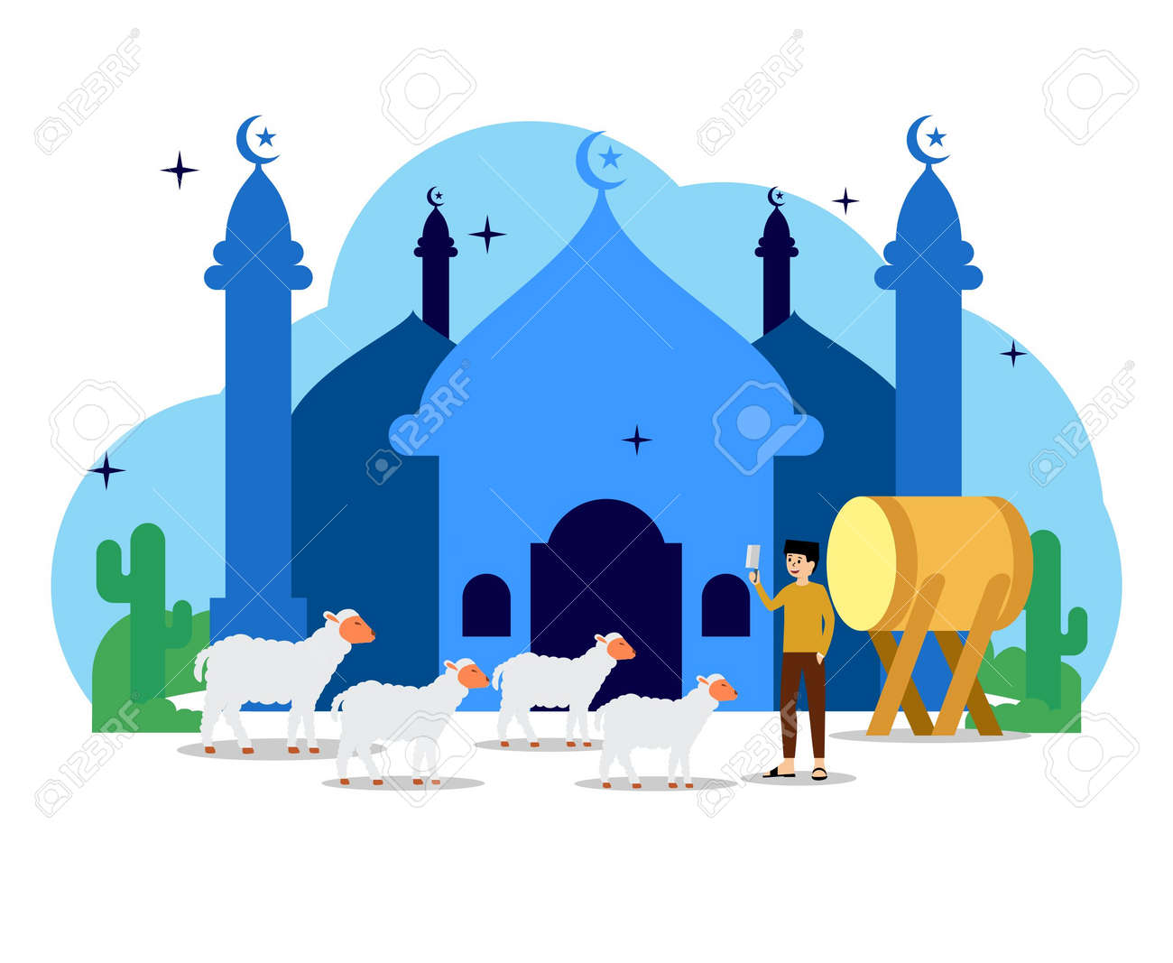 Detail Vector Idul Adha Nomer 3