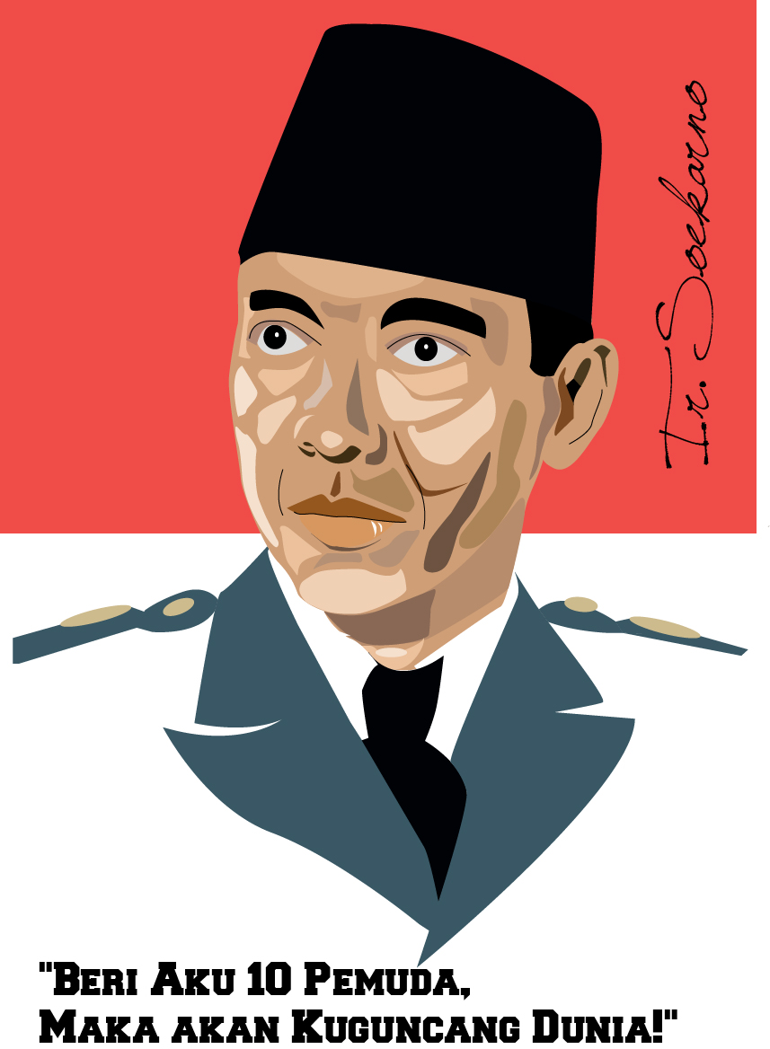 Detail Vector Ir Soekarno Nomer 35