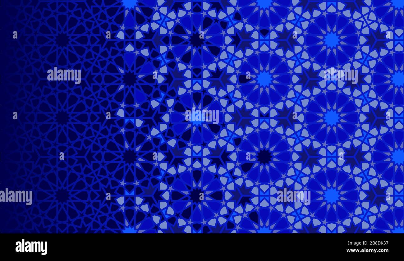 Detail Vector Islamic Blue Nomer 12