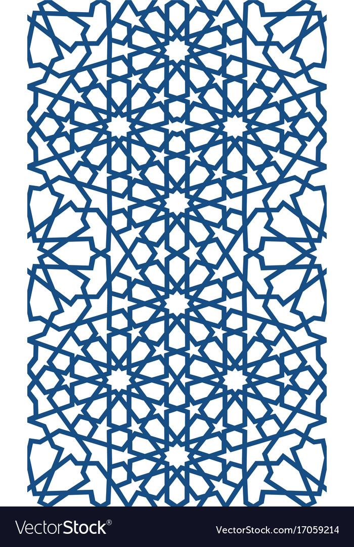 Detail Vector Islamic Blue Nomer 15