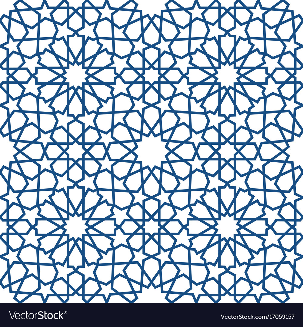 Detail Vector Islamic Blue Nomer 16