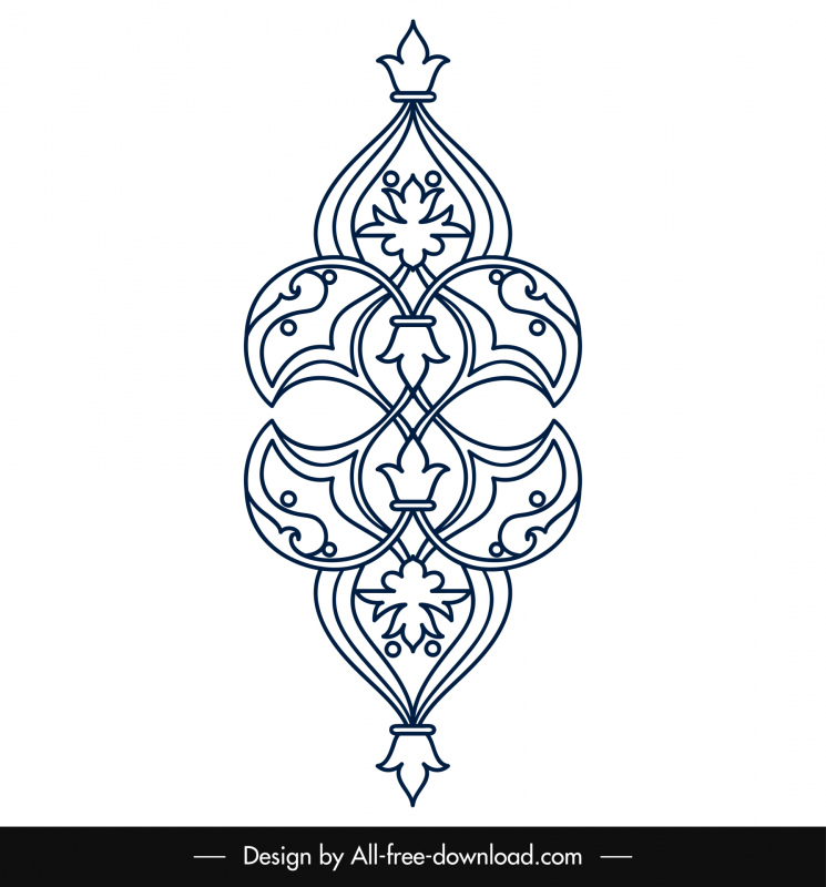Detail Vector Islamic Design Nomer 43