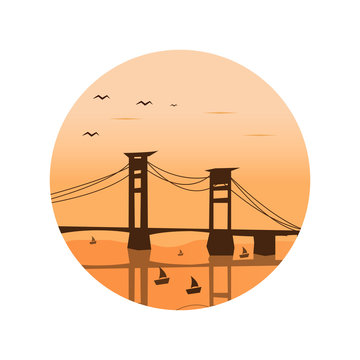 Detail Vector Jembatan Ampera Nomer 14