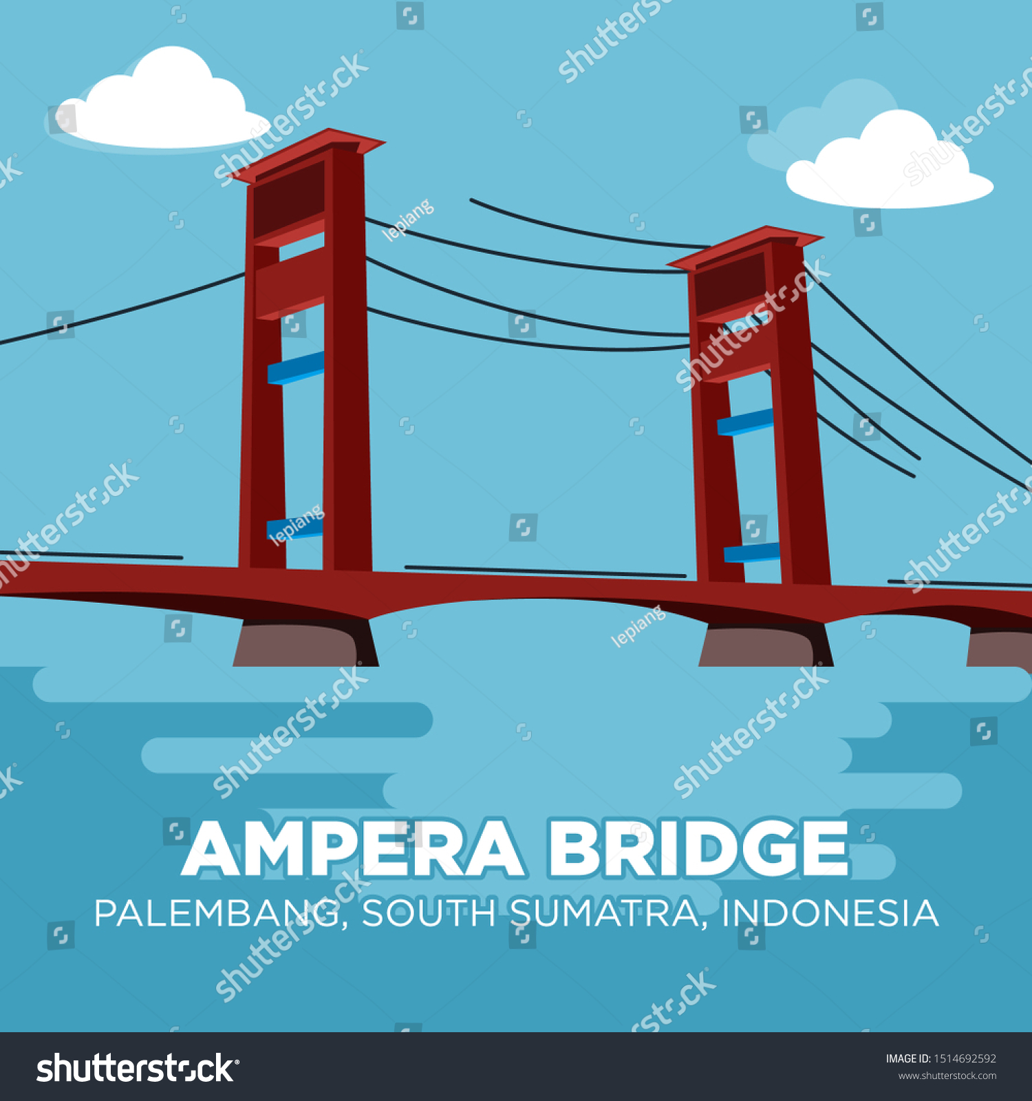 Detail Vector Jembatan Ampera Nomer 21