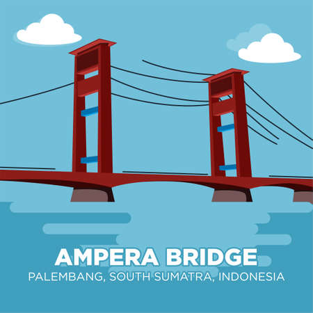 Detail Vector Jembatan Ampera Nomer 6