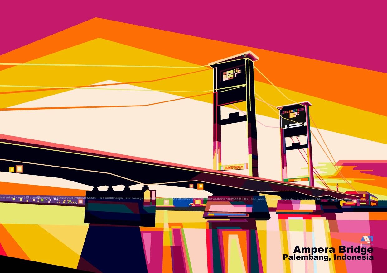 Detail Vector Jembatan Ampera Nomer 52