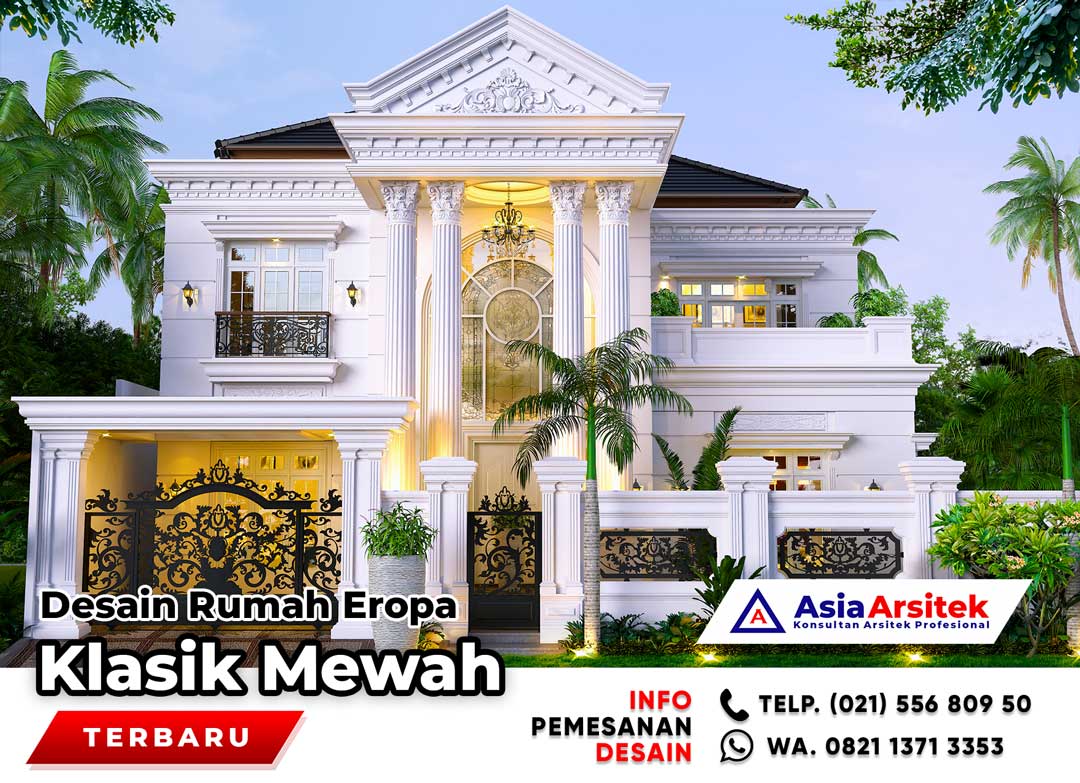 Detail Rumah Desain Eropa Nomer 24