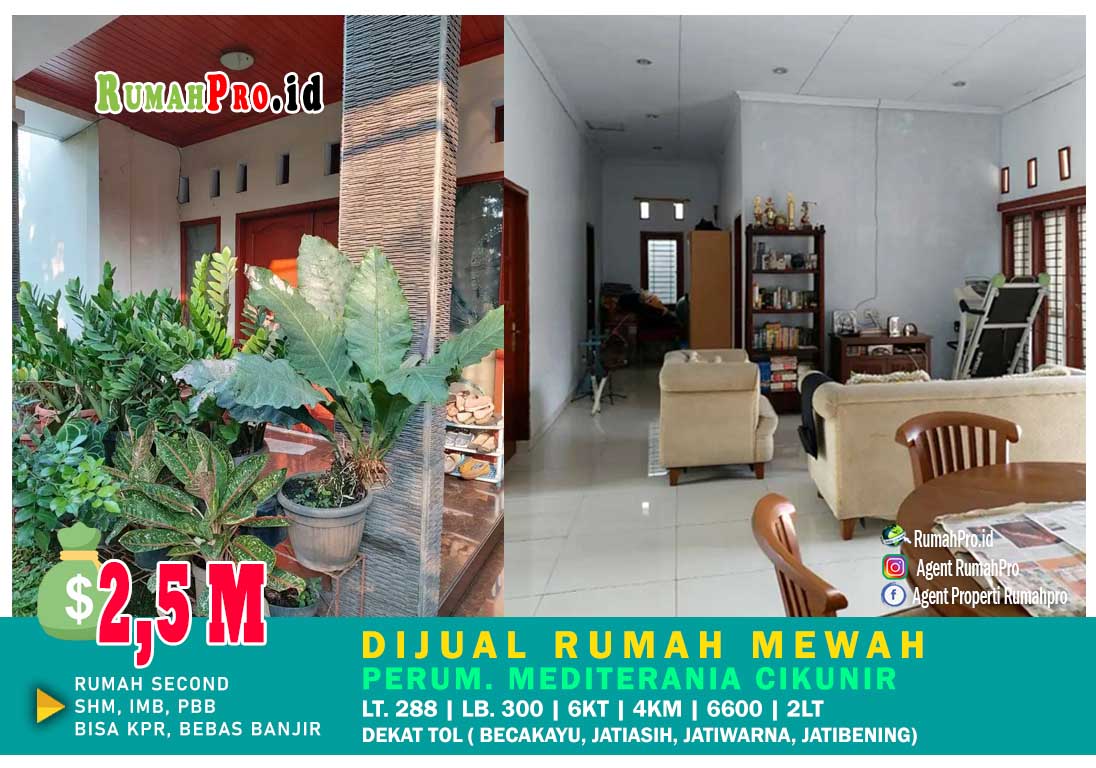 Detail Rumah Di Mediterania Regency Cikunir Nomer 46