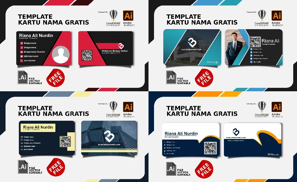 Detail Vector Kartu Nama Cdr Nomer 34