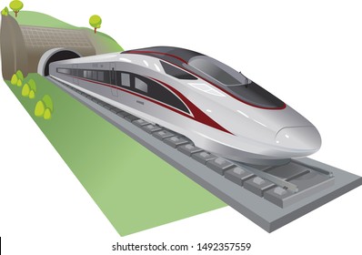 Detail Vector Kereta Api Nomer 16