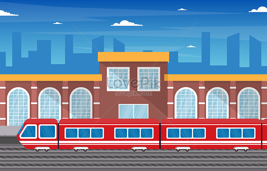 Detail Vector Kereta Api Nomer 23
