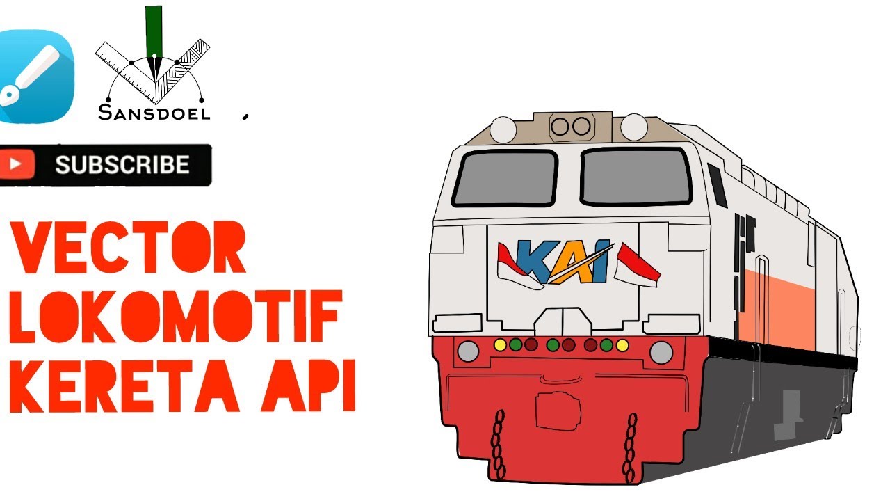 Detail Vector Kereta Api Nomer 25