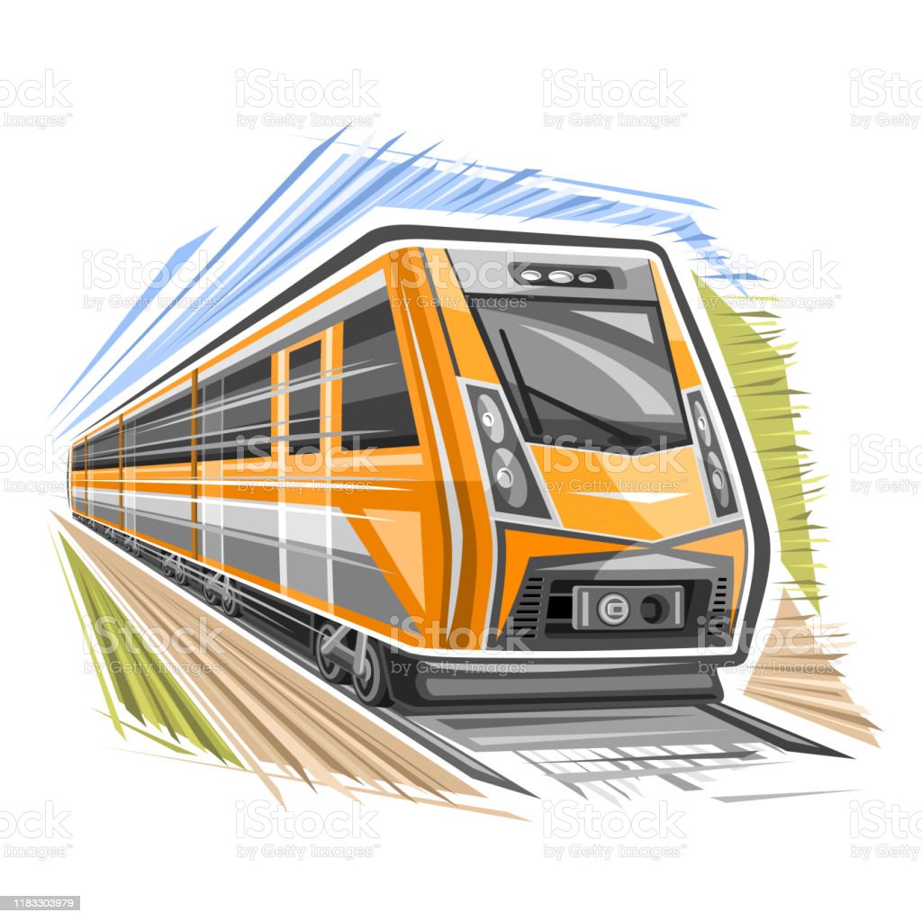 Detail Vector Kereta Api Nomer 5