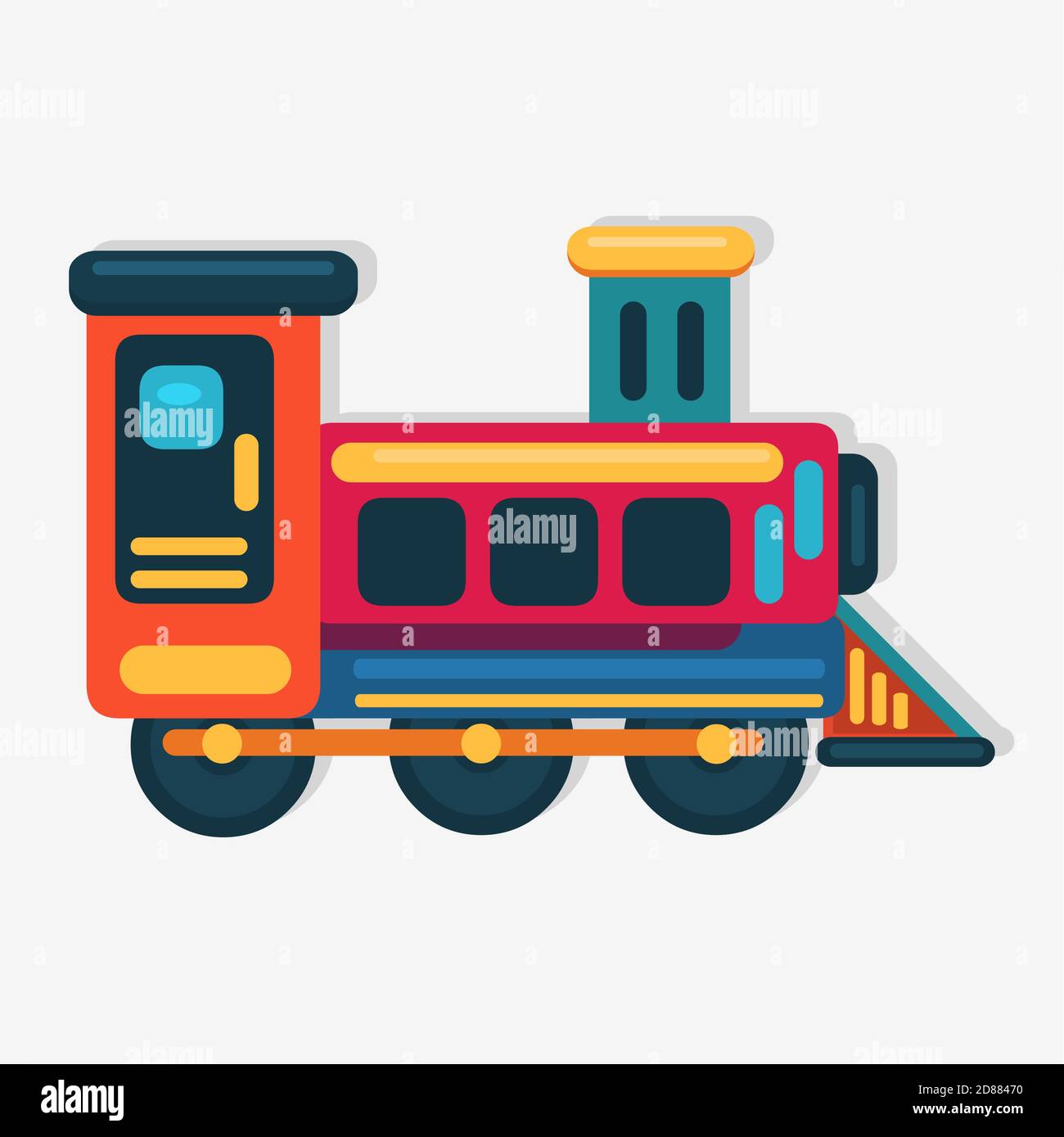 Detail Vector Kereta Api Nomer 43