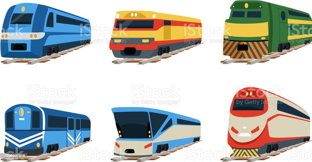 Detail Vector Kereta Api Nomer 8