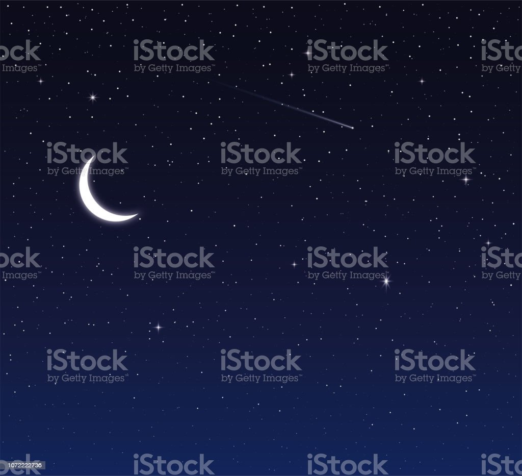 Detail Vector Langit Malam Nomer 18