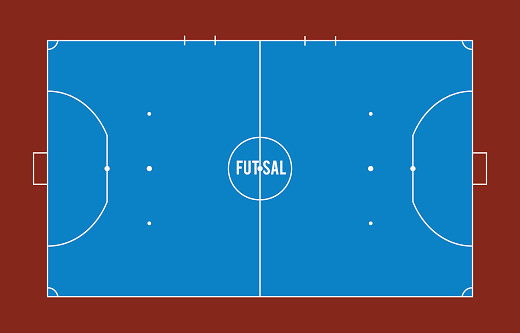 Detail Vector Lapangan Futsal Nomer 6