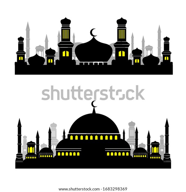 Detail Vector Masjid Cdr Nomer 35