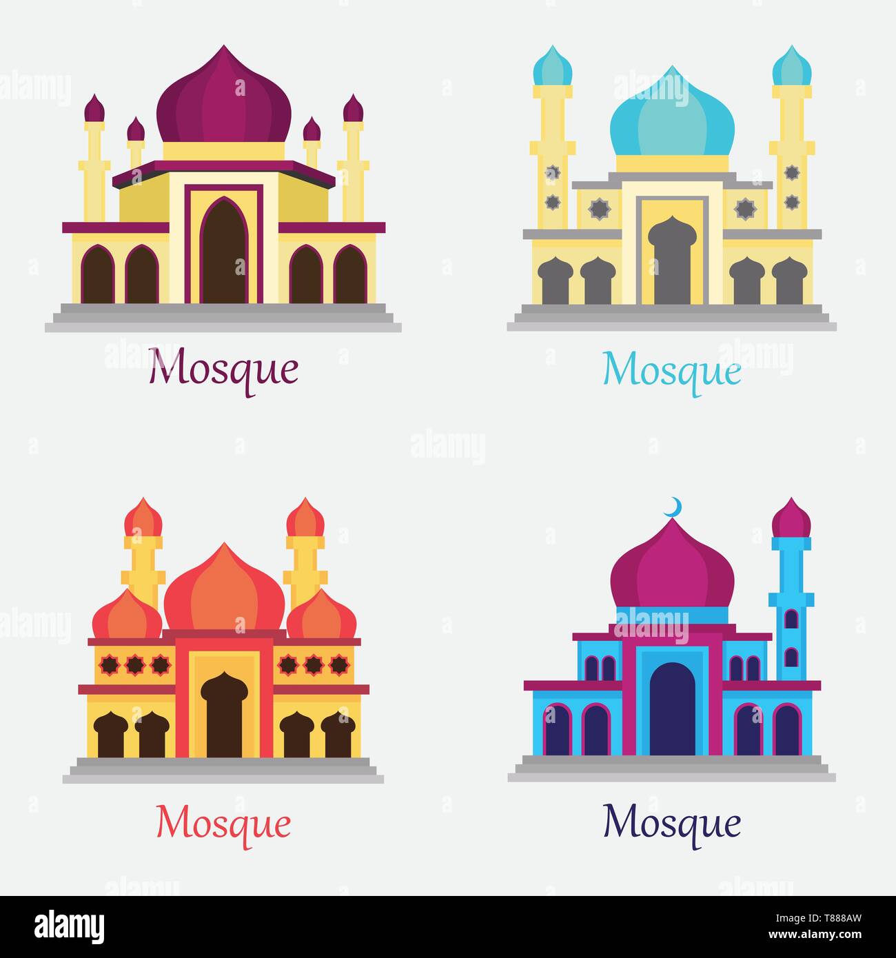 Detail Vector Masjid High Resolution Nomer 54