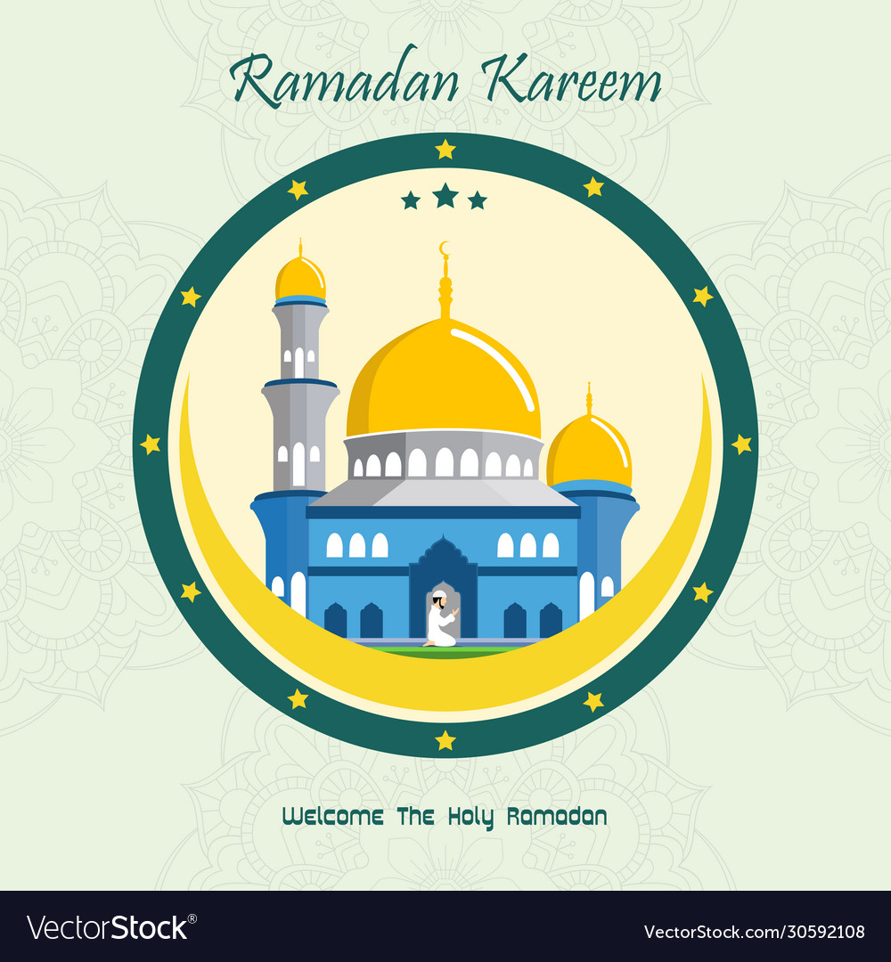 Detail Vector Masjid Ramadhan Nomer 14