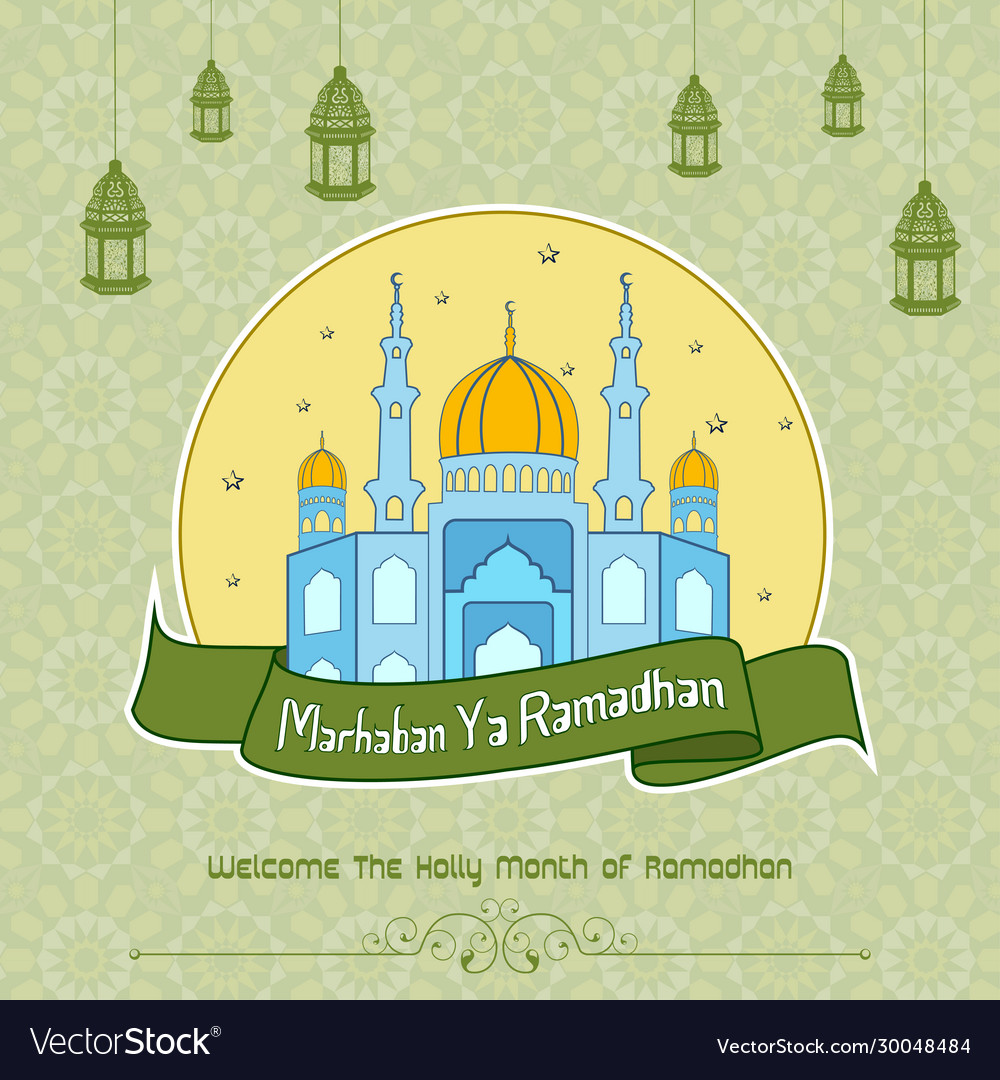 Detail Vector Masjid Ramadhan Nomer 3