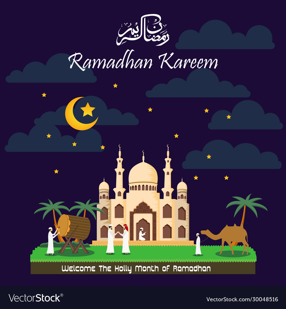 Detail Vector Masjid Ramadhan Nomer 23