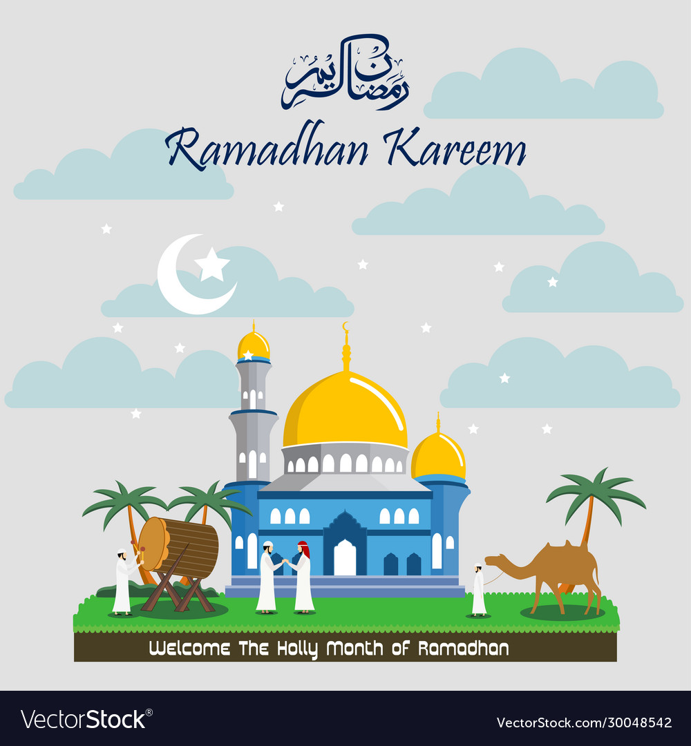 Detail Vector Masjid Ramadhan Nomer 9