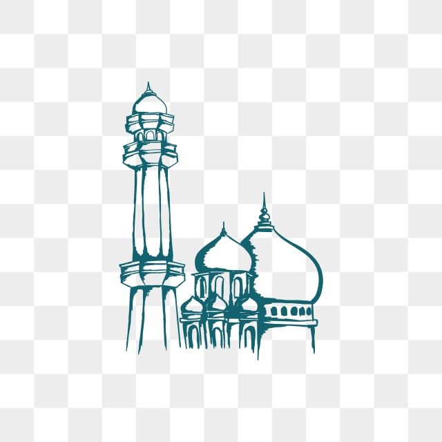 Detail Vector Menara Masjid Nomer 23