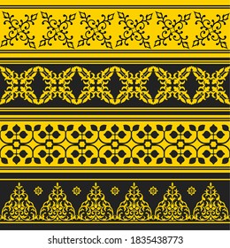 Detail Vector Motif Melayu Nomer 20