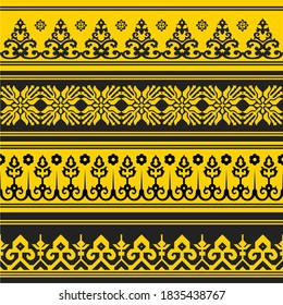 Detail Vector Motif Melayu Nomer 4