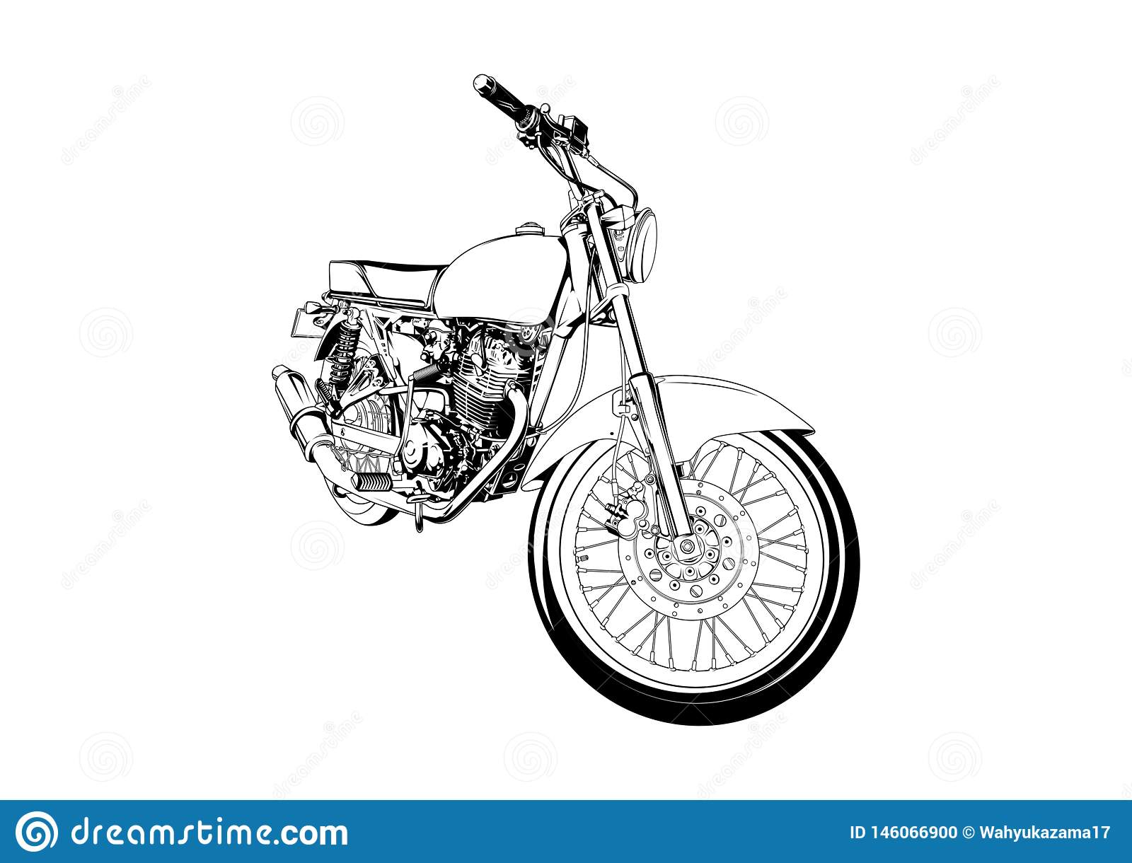 Detail Vector Motor Cb Nomer 4