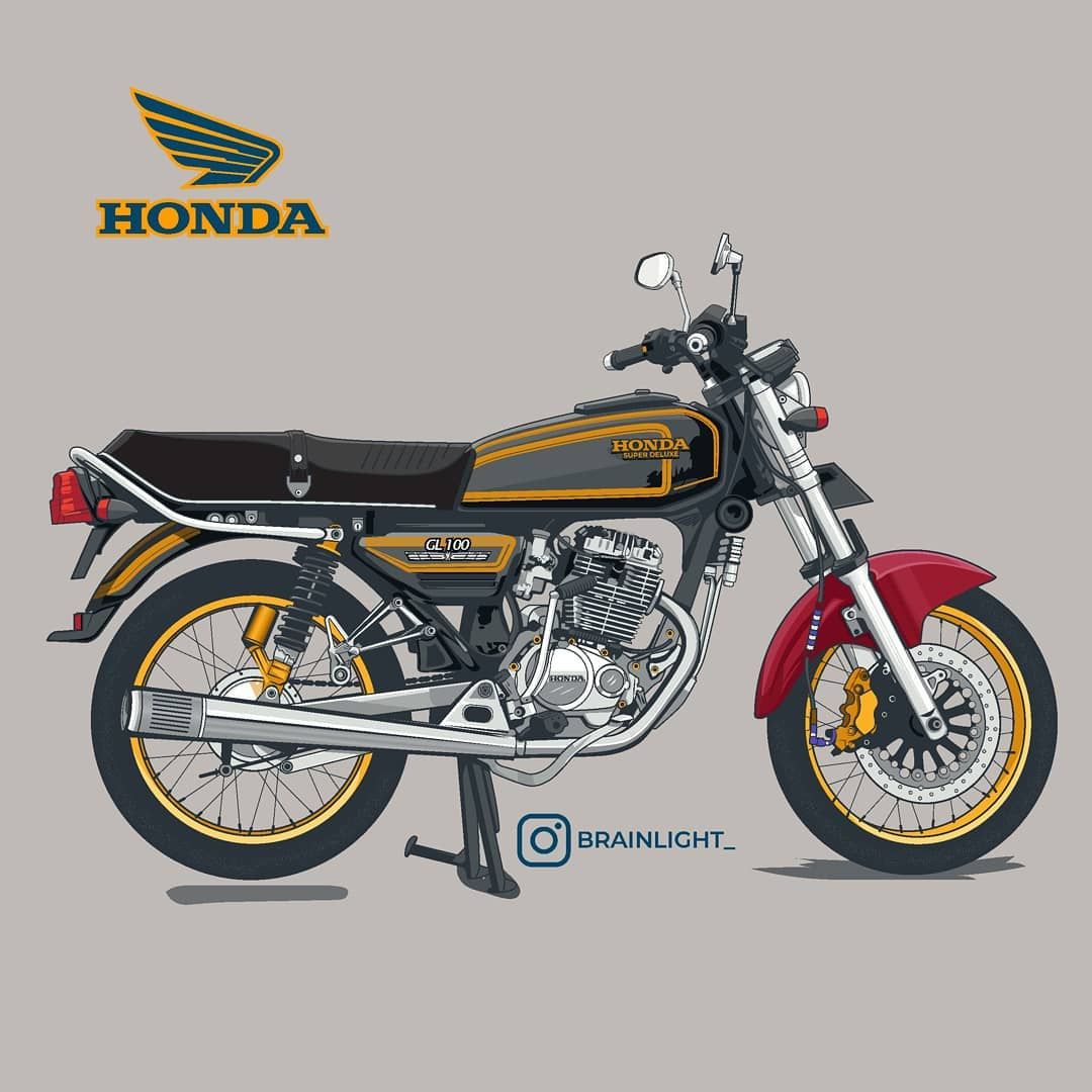 Detail Vector Motor Cb Nomer 9