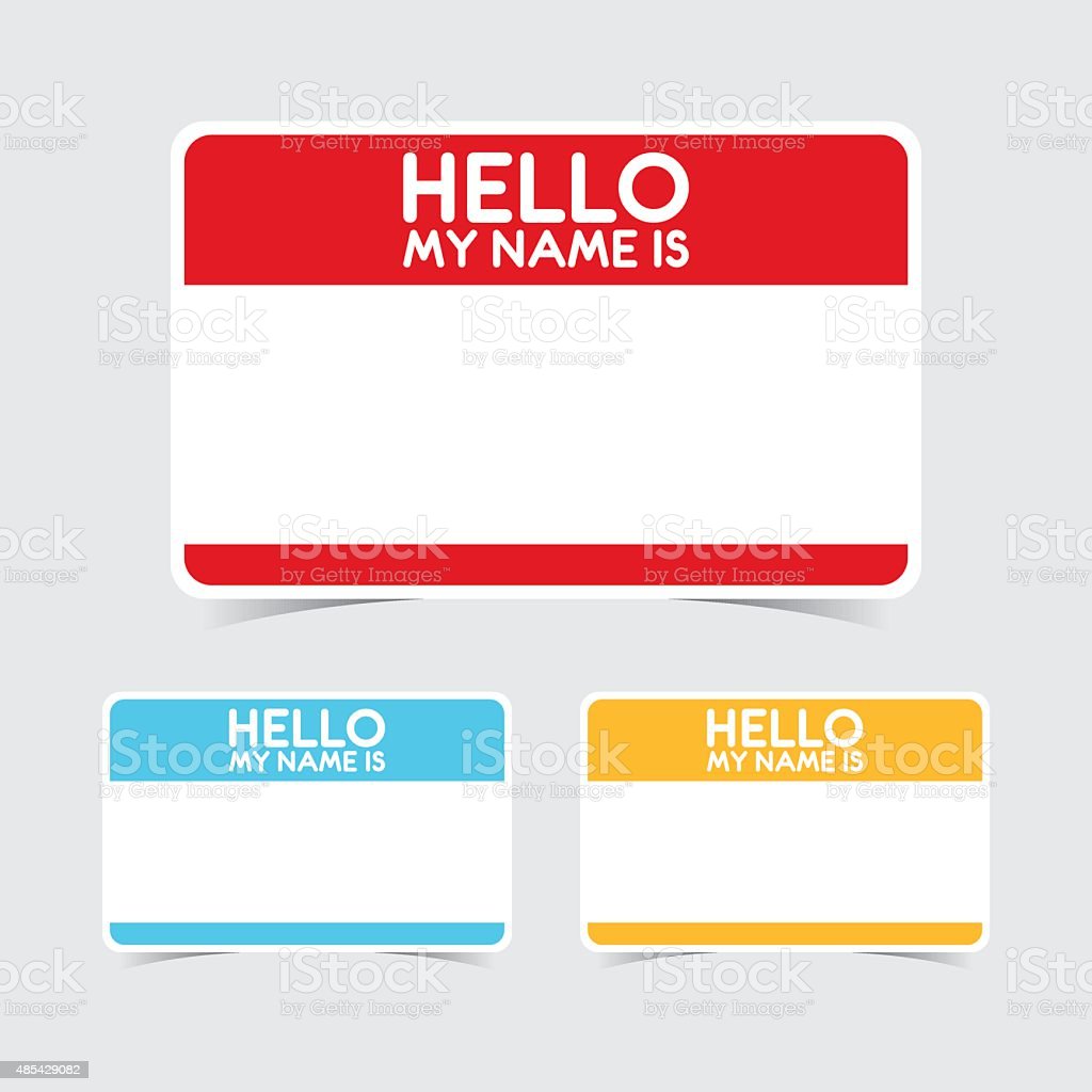 Detail Vector Name Tag Nomer 19